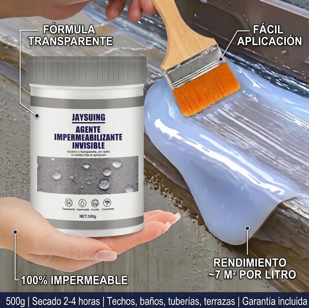 🔥 MEGA OFERTA SELLADOR IMPERMEABILIZANTE ANTI-FILTRACIONES 500g