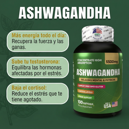 ASHWAGANDHA X 100 SOFGELS