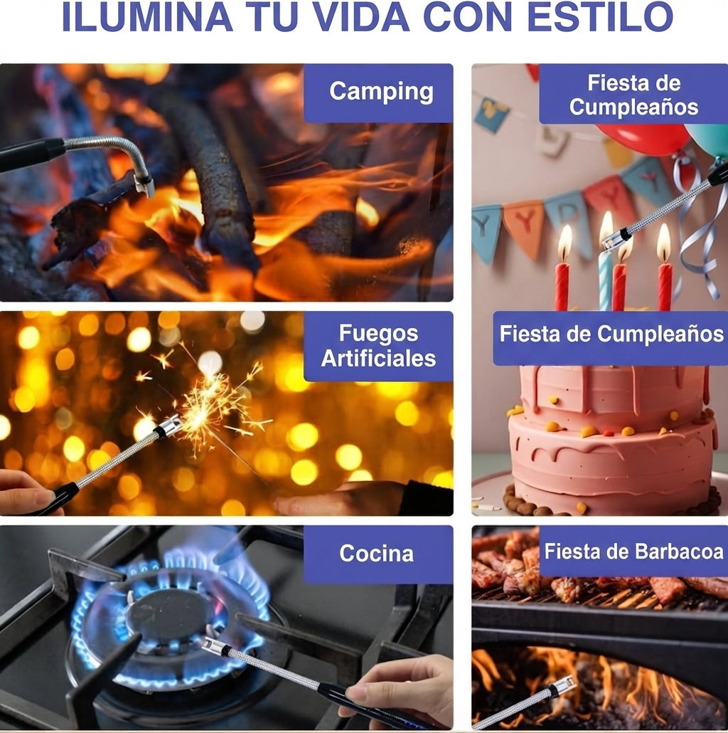 Encendedor Eléctrico Recargable Portátil