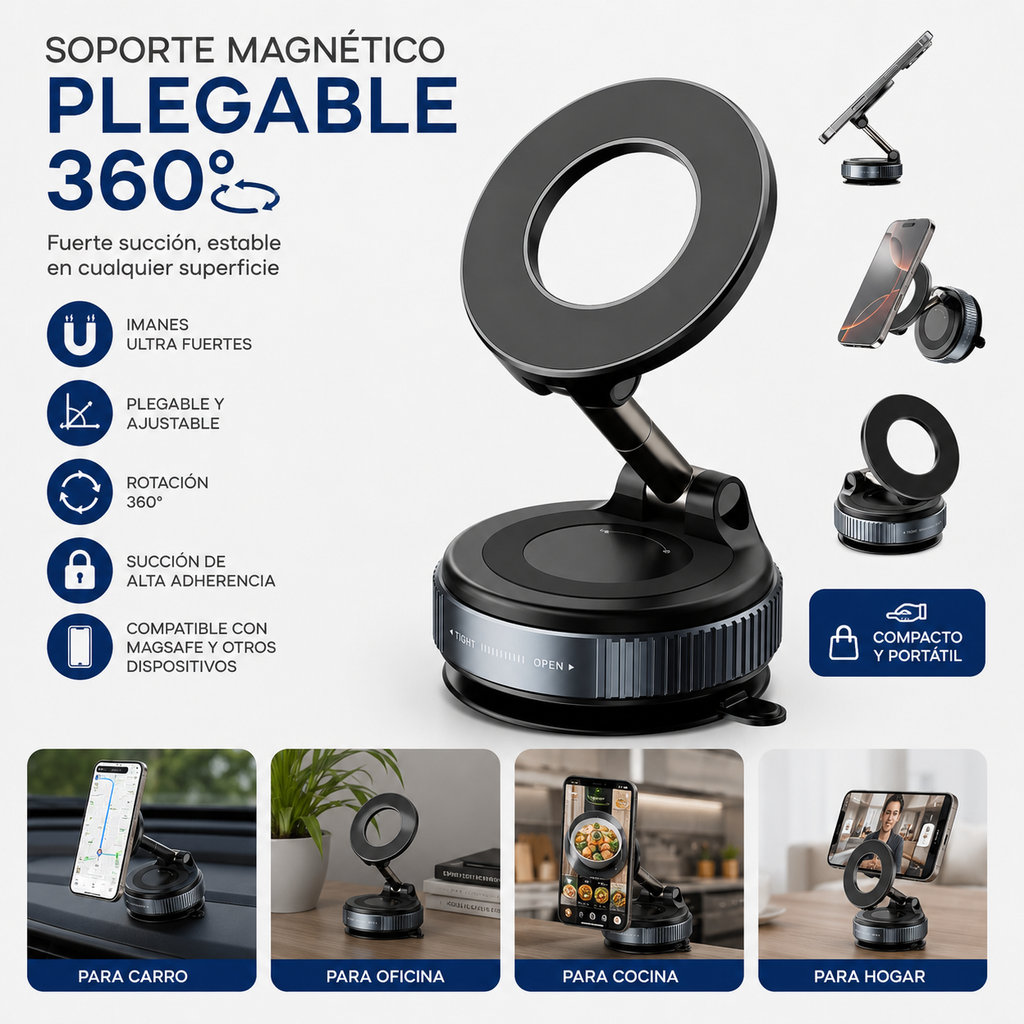 SOPORTE MAGNETICO DE TELÉFONO