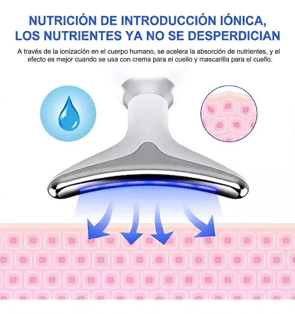 Masajeador Papada Facial LUZ LED